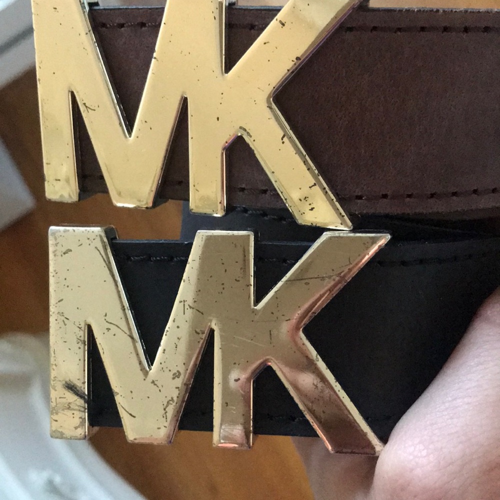 Michael kors belts one black and one brown